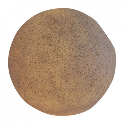 Sagebrook 11" Resin Solar Orb - Gray
