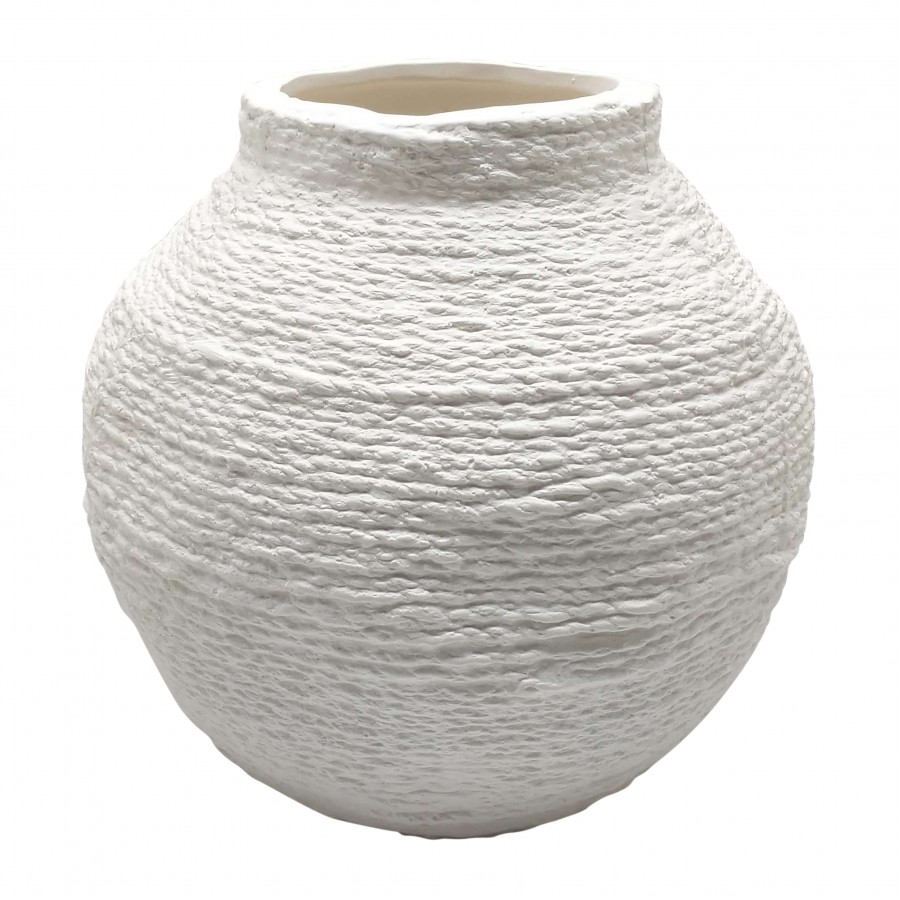Sagebrook - 12" Woven Textured Vase