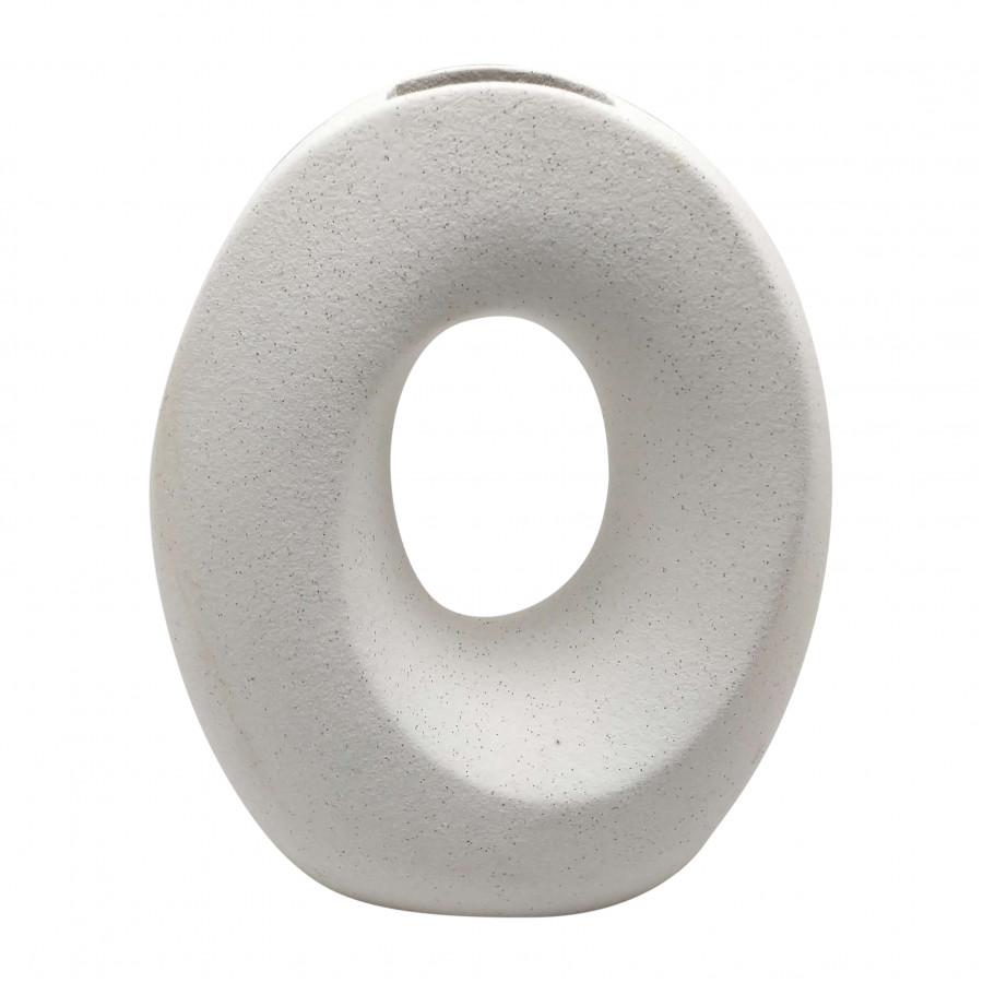 Sagebrook - 11" Oval Cut-out Sand Vase