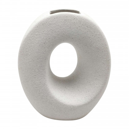 Sagebrook - 11" Oval Cut-out Sand Vase