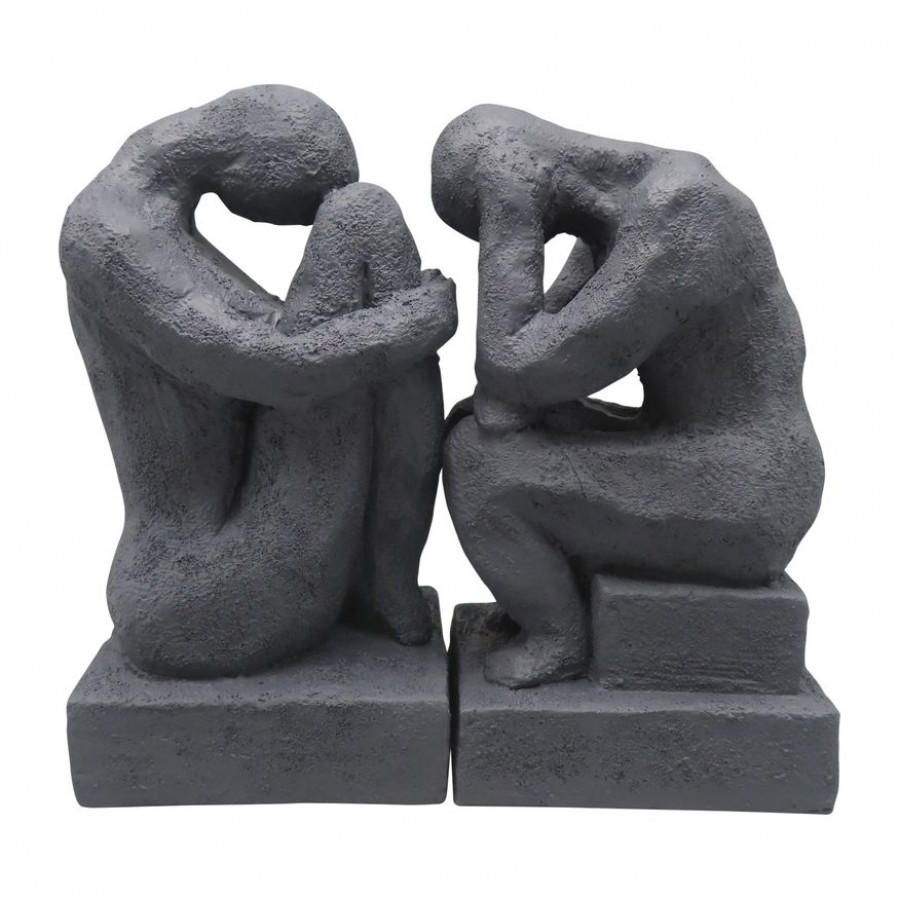 Sagebrook - 7" Thinking Man Bookends