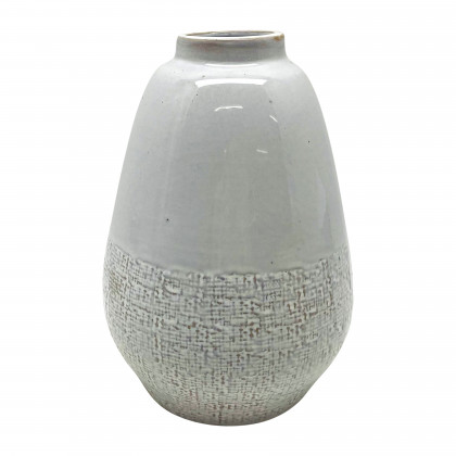 Sagebrook - 10" Vase with Bottom Texture