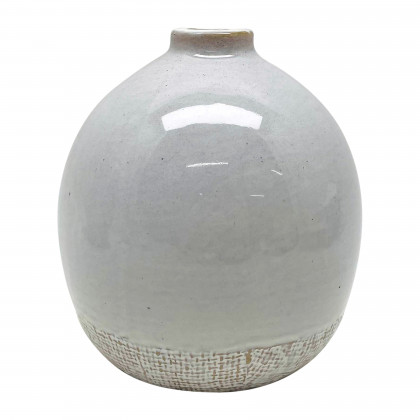 Sagebrook - 11" Oval Cut-out Sand Vase