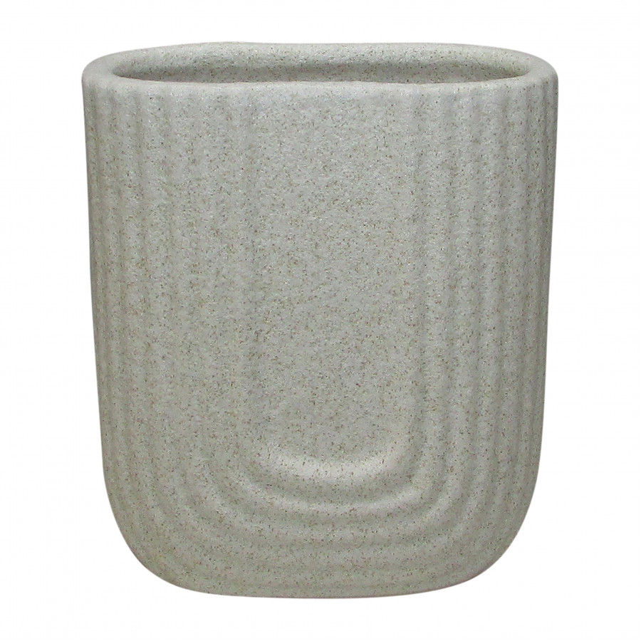 Sagebrook - 8" Speckled Sand Upside Down Arch in Ivory