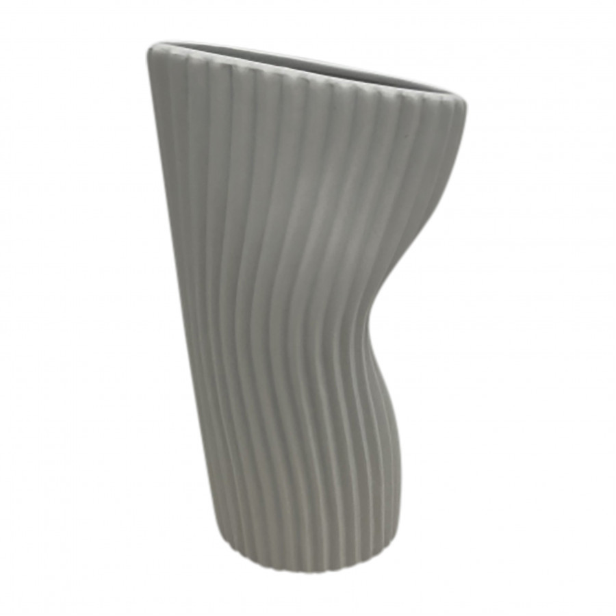 Sagebrook - 8" Lines Square Vase