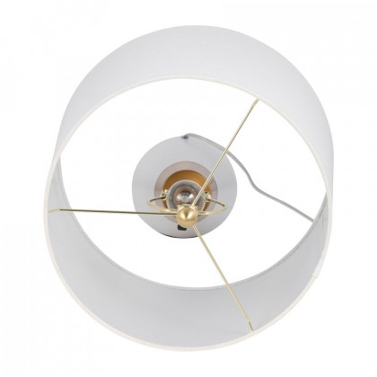 Sagebrook - Metal 2-Tone Cone Table Lamps (Set Of 2) in White/Gold