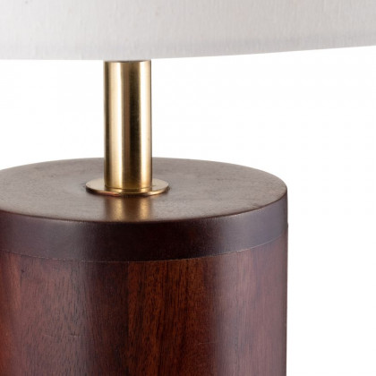 Sagebrook - Wood Classic Table Lamp in Brown/Off-White