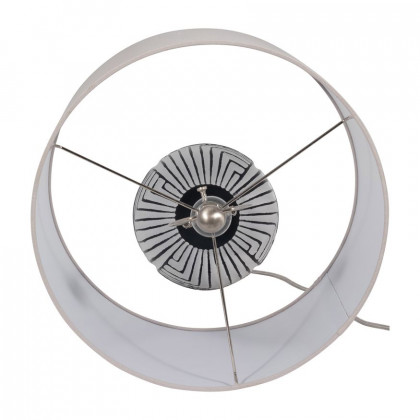 Sagebrook - Ceramic Tribal Textured Table Lamp in White