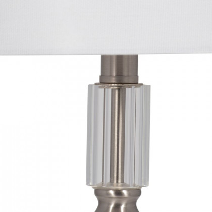 Sagebrook - Crystal Table Lamps (Set Of 2) in Silver