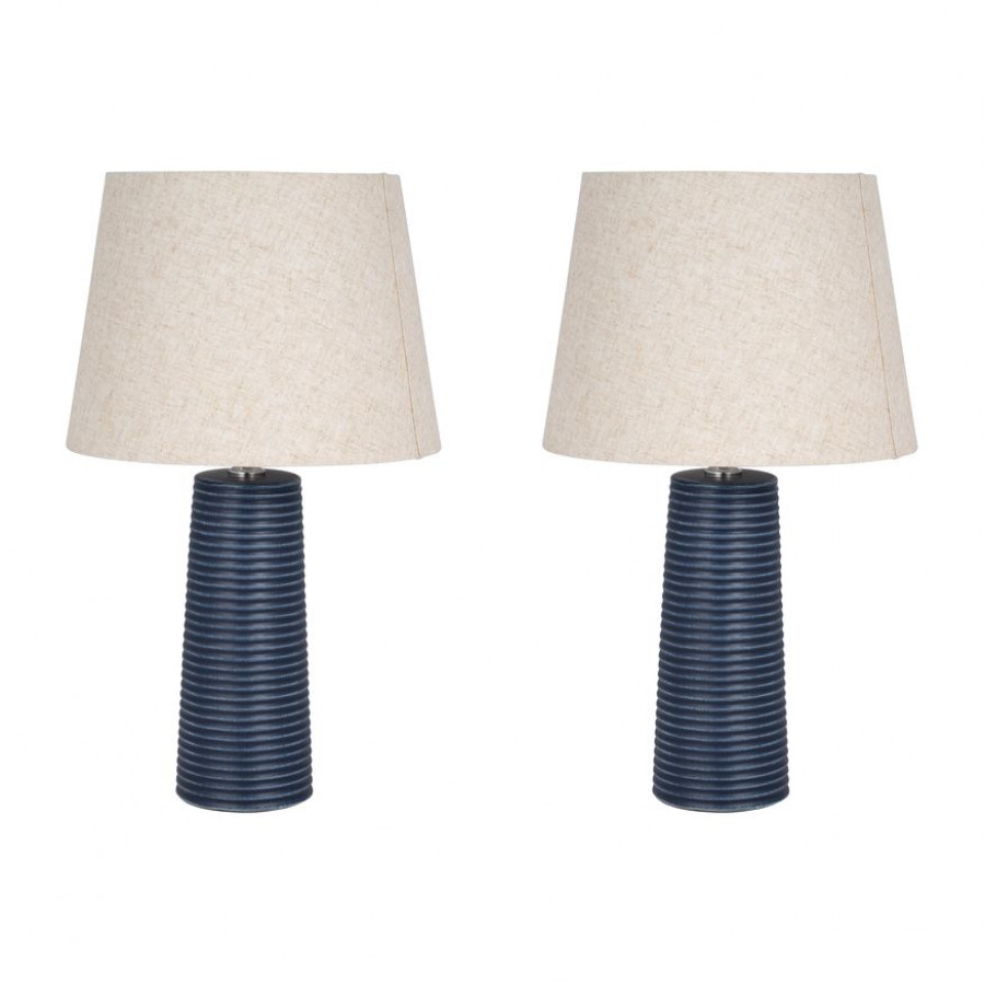 Sagebrook - Ceramic Table Lamps (Set Of 2) in Blue