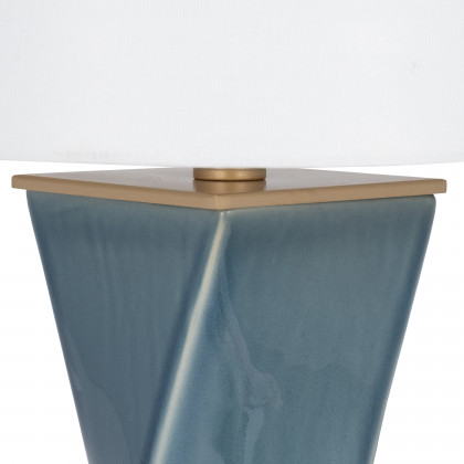 Sagebrook 26" Ceramic Table Lamp (Set Of 2) - Soft Blue