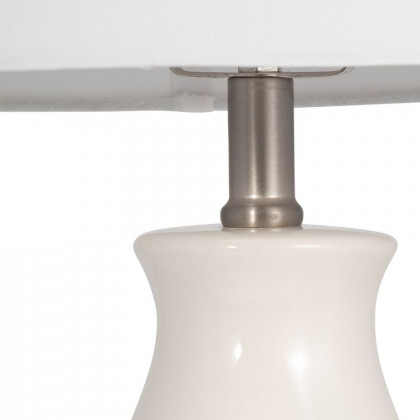 Sagebrook - Ceramic Gourd Table Lamps (Set Of 2) in White