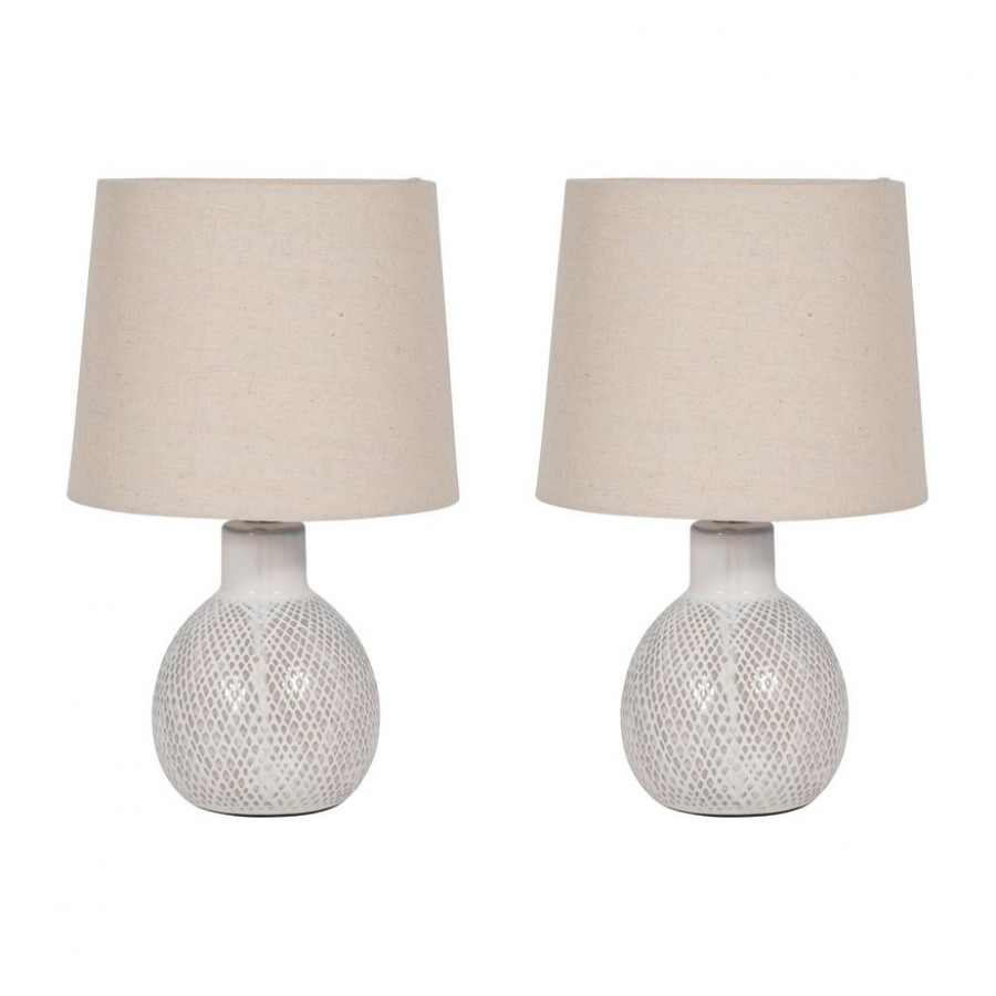 Sagebrook - Ceramic Table Lamps (Set Of 2) in White