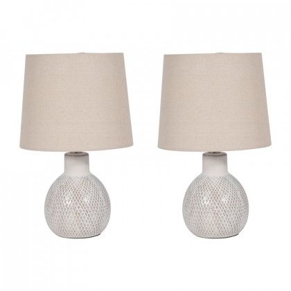 Sagebrook - Ceramic Table Lamps (Set Of 2) in White