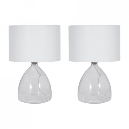 Sagebrook - 51212 Glass Table Lamps (Set Of 2)
