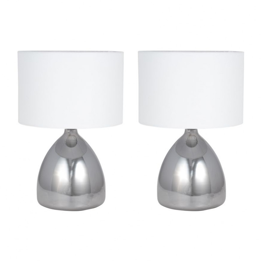 Sagebrook - 51212 Glass Table Lamps (Set Of 2)