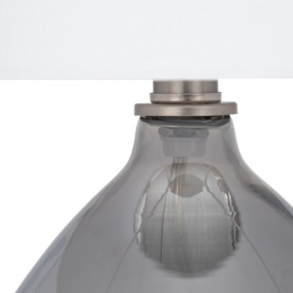 Sagebrook Glass Table Lamps (Set Of 2) - Smoke