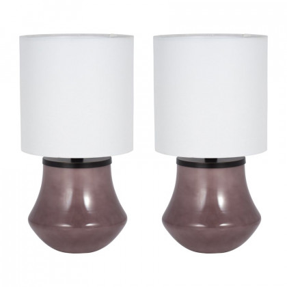 Sagebrook - 51212 Glass Table Lamps (Set Of 2)