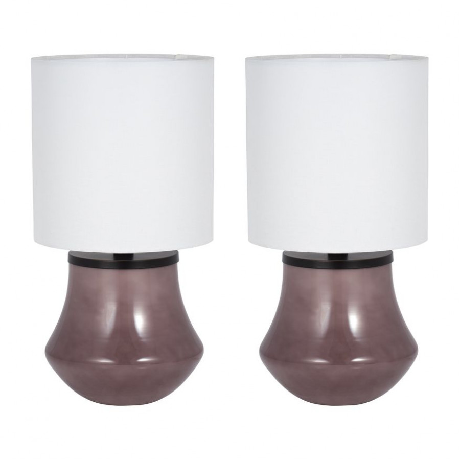 Sagebrook Glass Table Lamps (Set Of 2) - Java