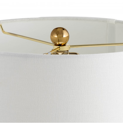 Sagebrook - 24" Marble Cubes & Orbs Table Lamp in White/Gold
