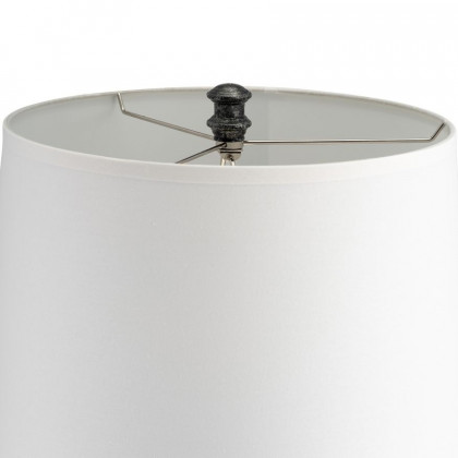 Sagebrook - Glass Bottle Table Lamp in Clear/White