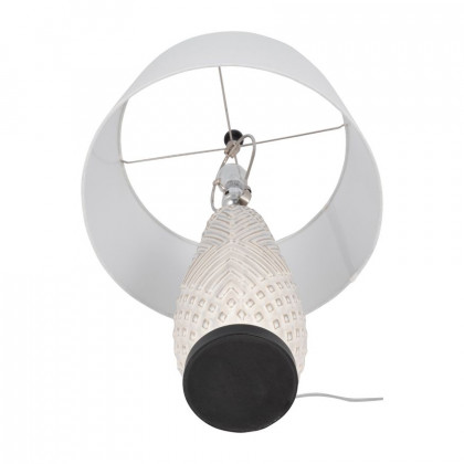 Sagebrook - Ceramic Textured Table Lamp in Ivory