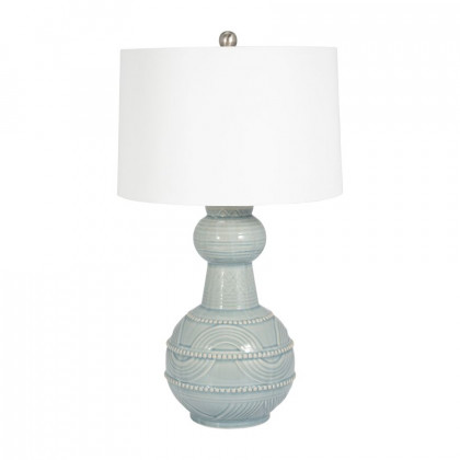 Sagebrook Ceramic Bottle Table Lamp - Blue