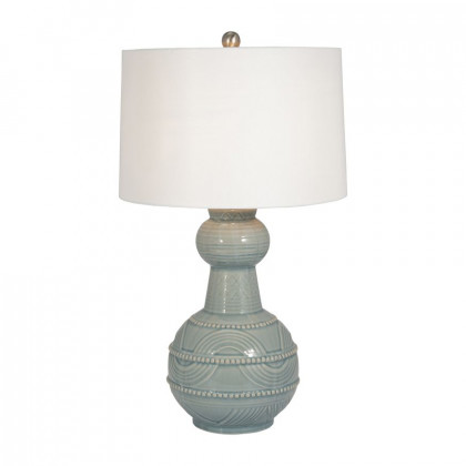 Sagebrook Ceramic Bottle Table Lamp - Blue