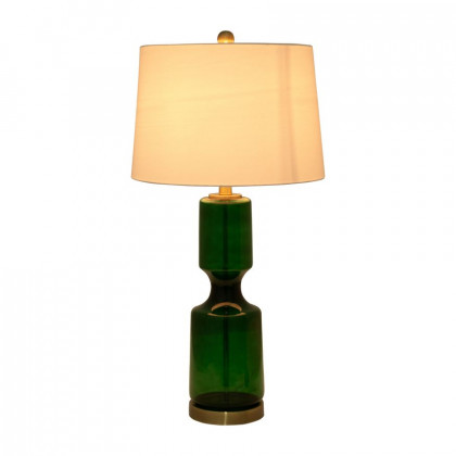 Sagebrook - Glass Table Lamp in Green