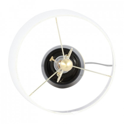 Sagebrook - Glass Concave Table Lamp in Black