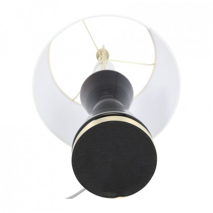 Sagebrook - Glass Concave Table Lamp in Black