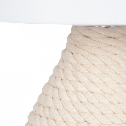 Sagebrook - Rattan Table Lamp in White