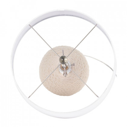 Sagebrook - Rattan Table Lamp in White