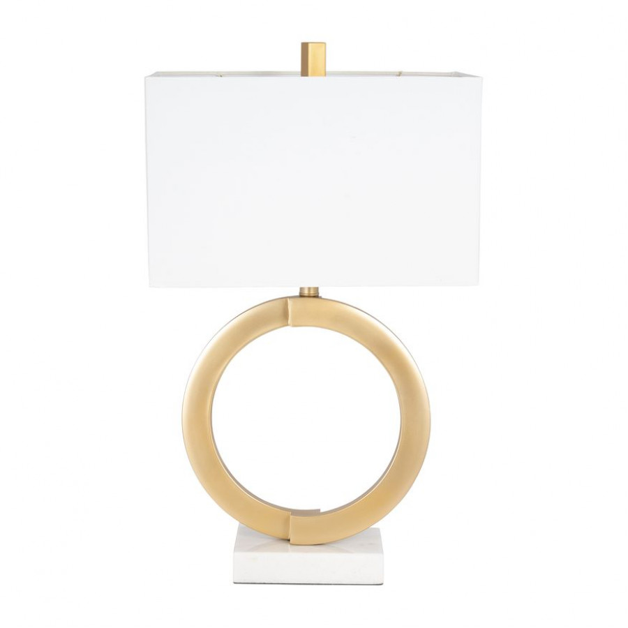 Sagebrook - Metal Table Lamp in Gold/White