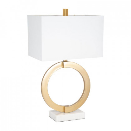 Sagebrook - Metal Table Lamp in Gold/White