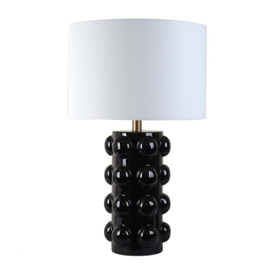 Sagebrook - Ceramic Bubble Table Lamp in Black