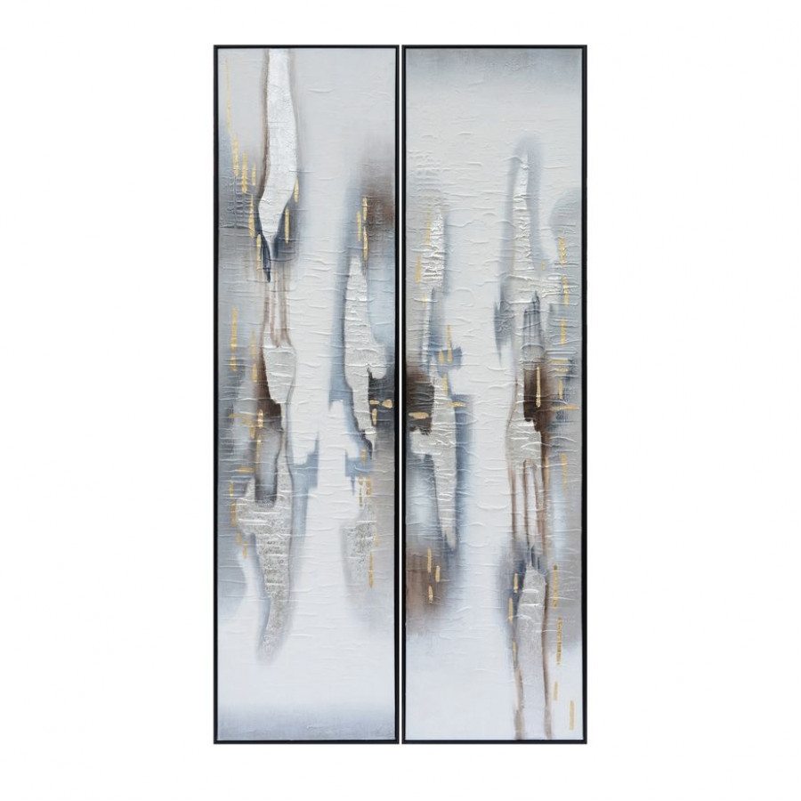Sagebrook - Abstract Oil Paintings (Set Of 2) in Multi