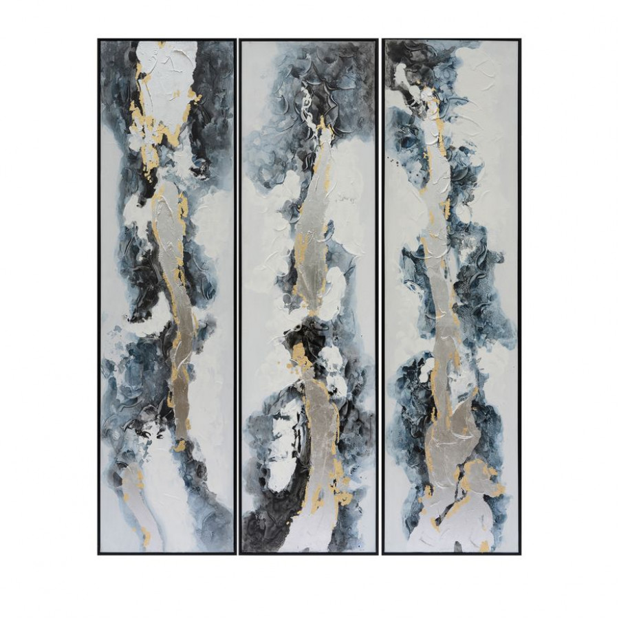 Sagebrook - Abstract Oil Paintings (Set Of 3) in Multi