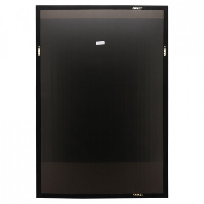 Sagebrook 74" Abstract Canvas - Gray On Black Frame
