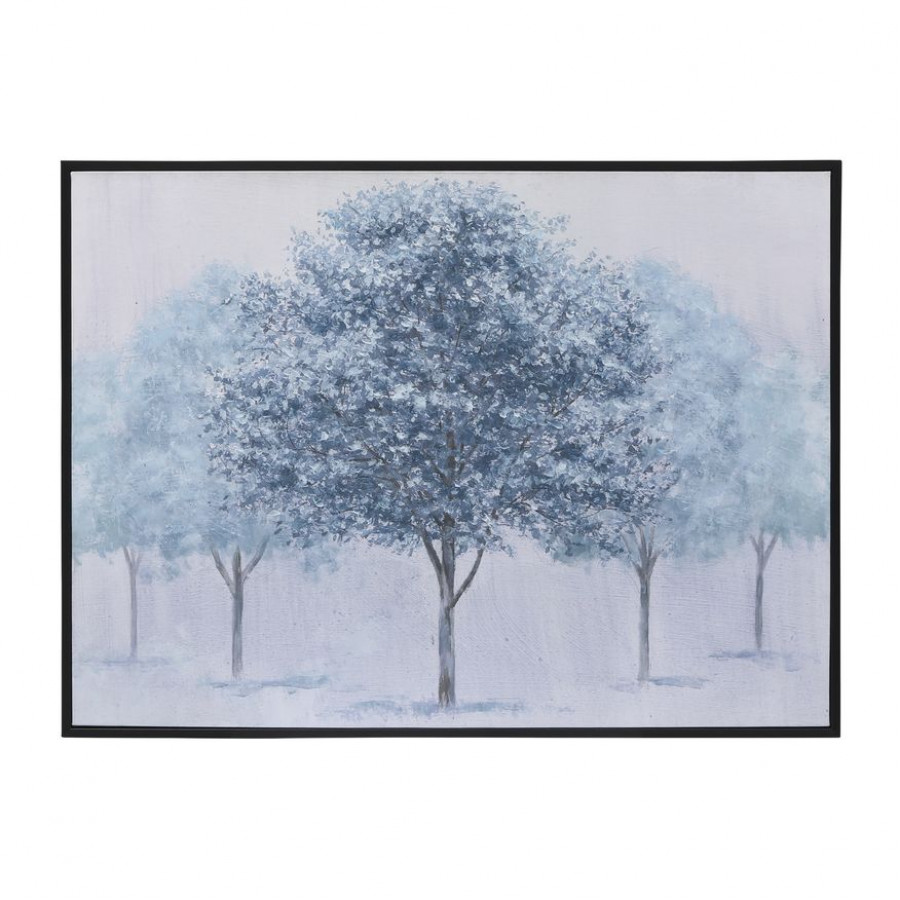 Sagebrook - Hand Painted Tree Canvas in Green