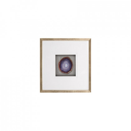 Sagebrook - Framed Agate (Set Of 2) in Purple
