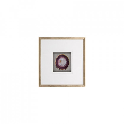 Sagebrook - Framed Agate (Set Of 2) in Purple