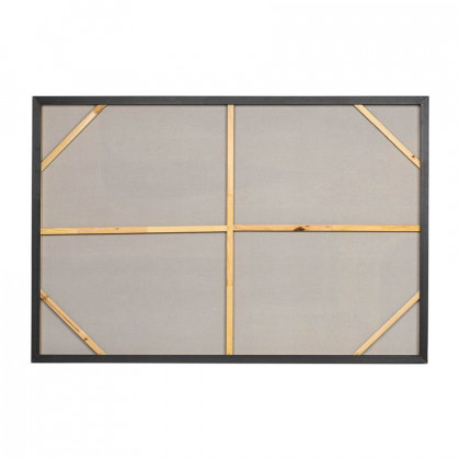 Sagebrook - Framed Hand Painted Abstract Canvas in Gray/Black