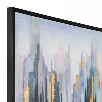Sagebrook - Framed Hand Painted Abstract Canvas in Multi