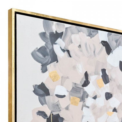 Sagebrook - Hand Painted Idyll Woman Gold Leaf Canvas in Multi