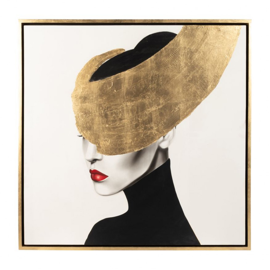 Sagebrook - Hand Painted Gold Streak Woman