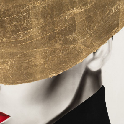 Sagebrook - Hand Painted Gold Streak Woman