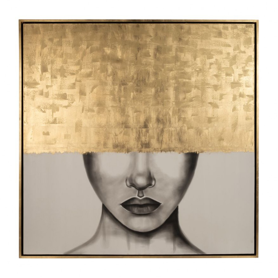 Sagebrook - Hand Painted Gold Streak Woman