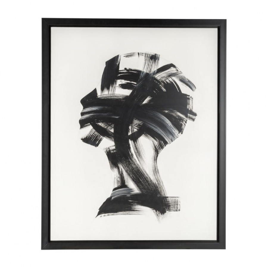 Sagebrook - Hand Painted Mask Man in Black