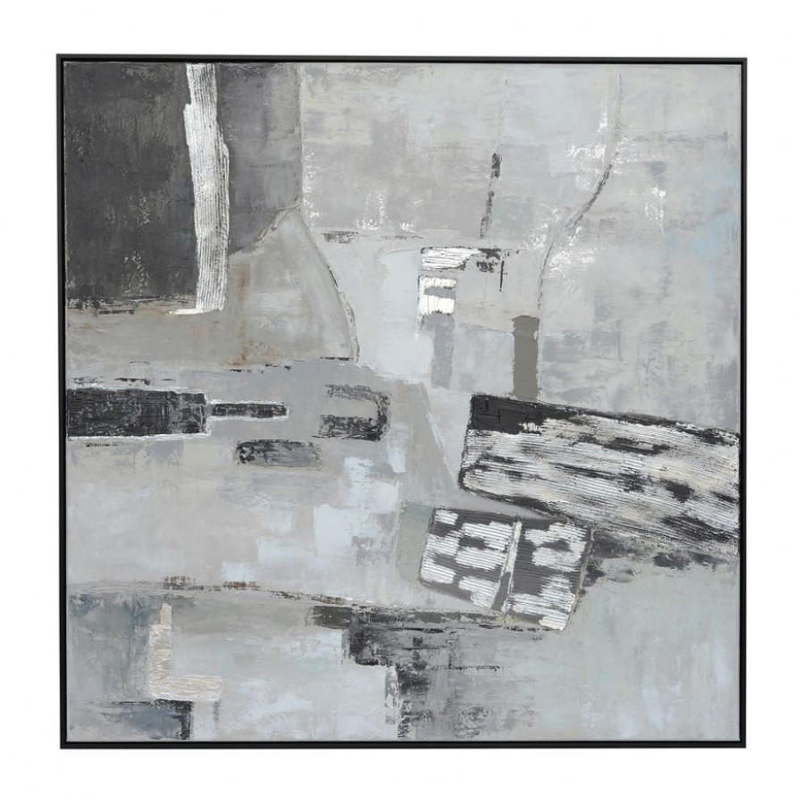 Sagebrook - Framed Hand Painted Abstract